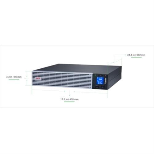 APC EASY UPS ON-LINE LI-ION SRVL RT 3000VA 230V W/ RAIL KIT
