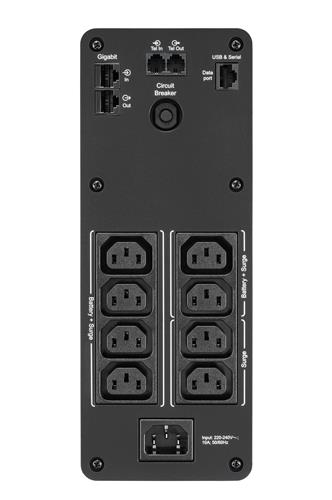 BACK UPS PRO BR 1600VA SINEWAVE8 OUTLETS AVR LCD INTERF