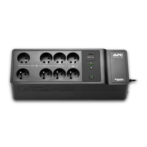 BACK-UPS 500VA 8 FRENCH OUTLETS 230V 1 USB CHARGING PORT