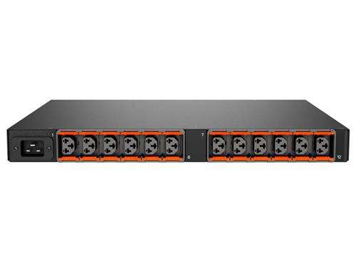 Vertiv Geist MUR5M1R5-12CF17-2C20A9H00-S unità di distribuzione dell'energia (PDU) 12 presa(e) AC 0U Nero