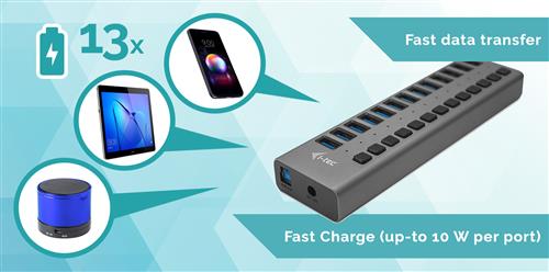 I-TEC USB 3.0 HUB 13 PORT 60 W I-TEC USB 3.0 HUB 13 PORT 60 W