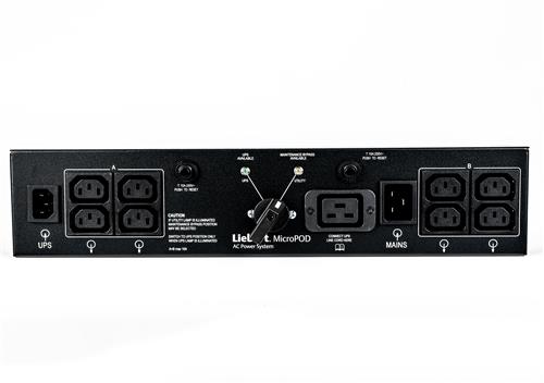LIEBERT 2U MICROPOD EXTERNAL BYPASS FOR UPS 2VA 19IN RACKMOUN