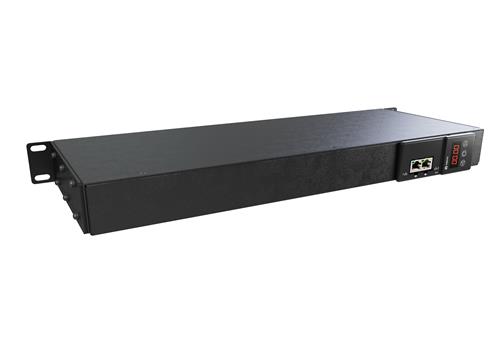 POWERGO RACK PDU MONITORED 1U16A220V SCHUKO 3MSCHUKO 6BLACK