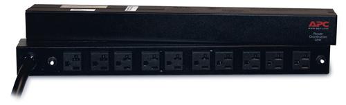 RACK PDU BASIC 1U 30A 120V (10)5-20