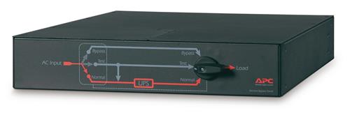 SINGLE PHASE SERVICE BYPASS PANEL 3000-5000VA BLACK