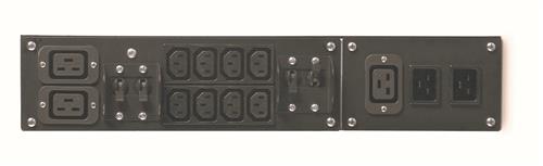 SINGLE PHASE SERVICE BYPASS PANEL 3000-5000VA BLACK
