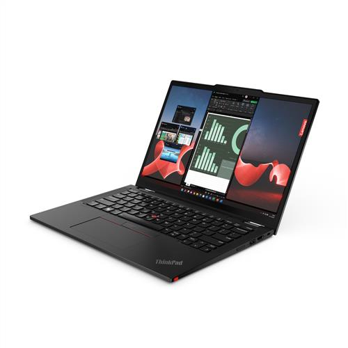 Lenovo ThinkPad X13 Yoga Intel Core i7 i7-1355U Ibrido (2 in 1) 33,8 cm (13.3) Touch screen WUXGA 16 GB LPDDR5-SDRAM 512 GB SSD Wi-Fi 6E (802.11ax) Windows 11 Pro Nero