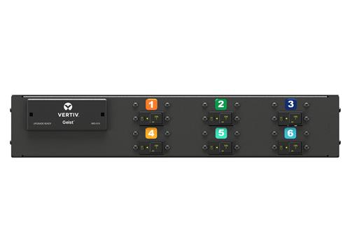 Vertiv UI10022L unità di distribuzione dell'energia (PDU) 18 presa(e) AC 0U Nero