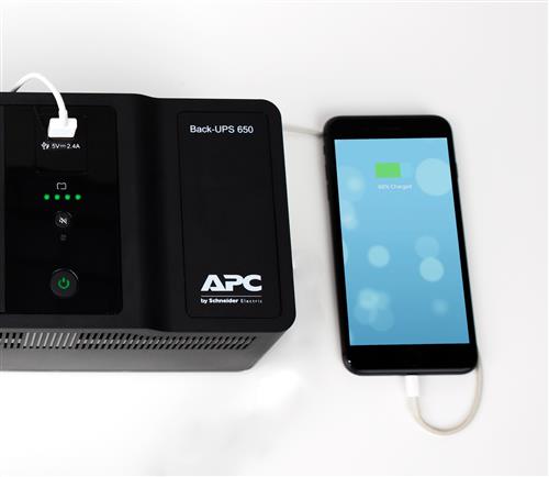 APC BACK-UPS 650VA 230V 1 USB CHARGING PORTS
