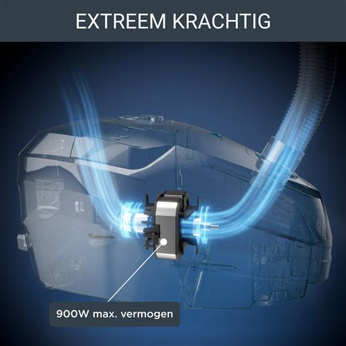 ASPIRAPOLVERE TRAINO C/SAC 75DB 900W FILTRO HEPA