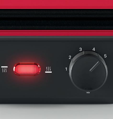 BISTECCHIERA 2000W 22X31CM. TERM. ROSSA