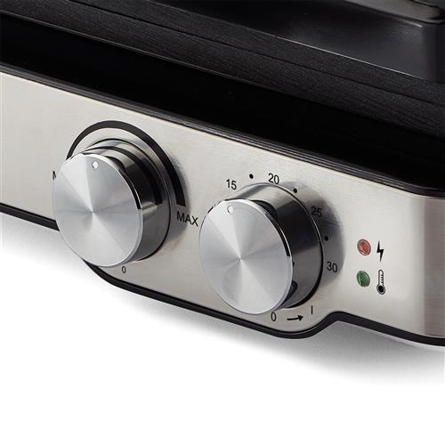 BISTECCHIERA DA TAVOLO 2000W GRIGLIE REMOVIBILI 5LIVELLI COTT