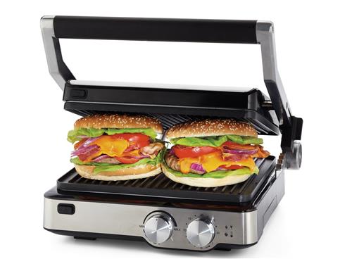 BISTECCHIERA DA TAVOLO 2000W GRIGLIE REMOVIBILI 5LIVELLI COTT
