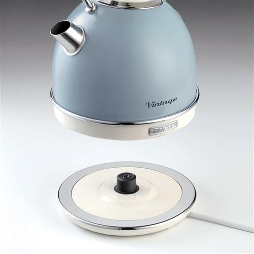 BOLLITORE 2000W 17LT. VINTAGE CELESTE ANTICALCARE CORDLESS