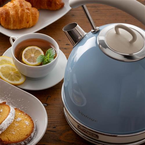 BOLLITORE 2000W 17LT. VINTAGE CELESTE ANTICALCARE CORDLESS