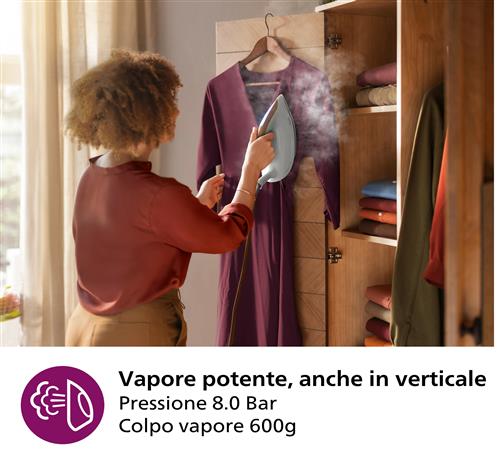 CALDAIA C/CONT. 2400W VAPORE CONTINUO 40GR/MINPIASTRA STEAM G