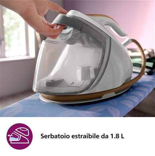 CALDAIA C/CONT. 2400W VAPORE CONTINUO 40GR/MINPIASTRA STEAM G