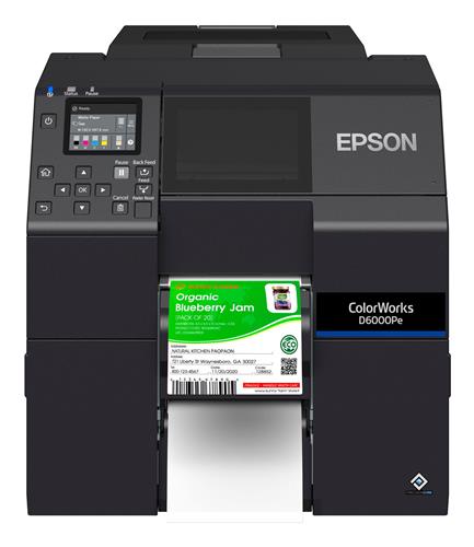 COLORWORKS CW-D6000PE LABEL INK PRNT MW 112MM 108MM RD 119MM/SEC