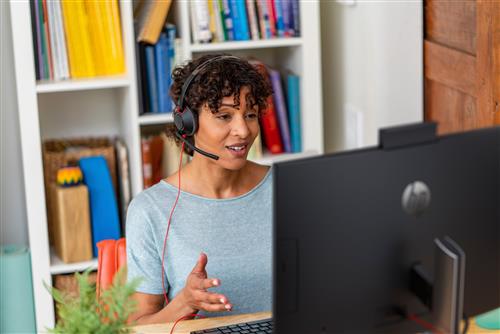 POLY Blackwire 5220 Stereo USB-A Headset (Bulk) Auricolare Cablato A Padiglione Ufficio USB tipo A Nero