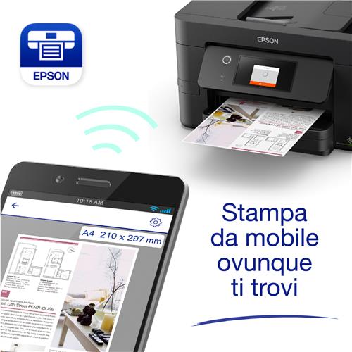 EPSON WORKFORCE WF-3825DWF 4800X2400 DP USB  A4