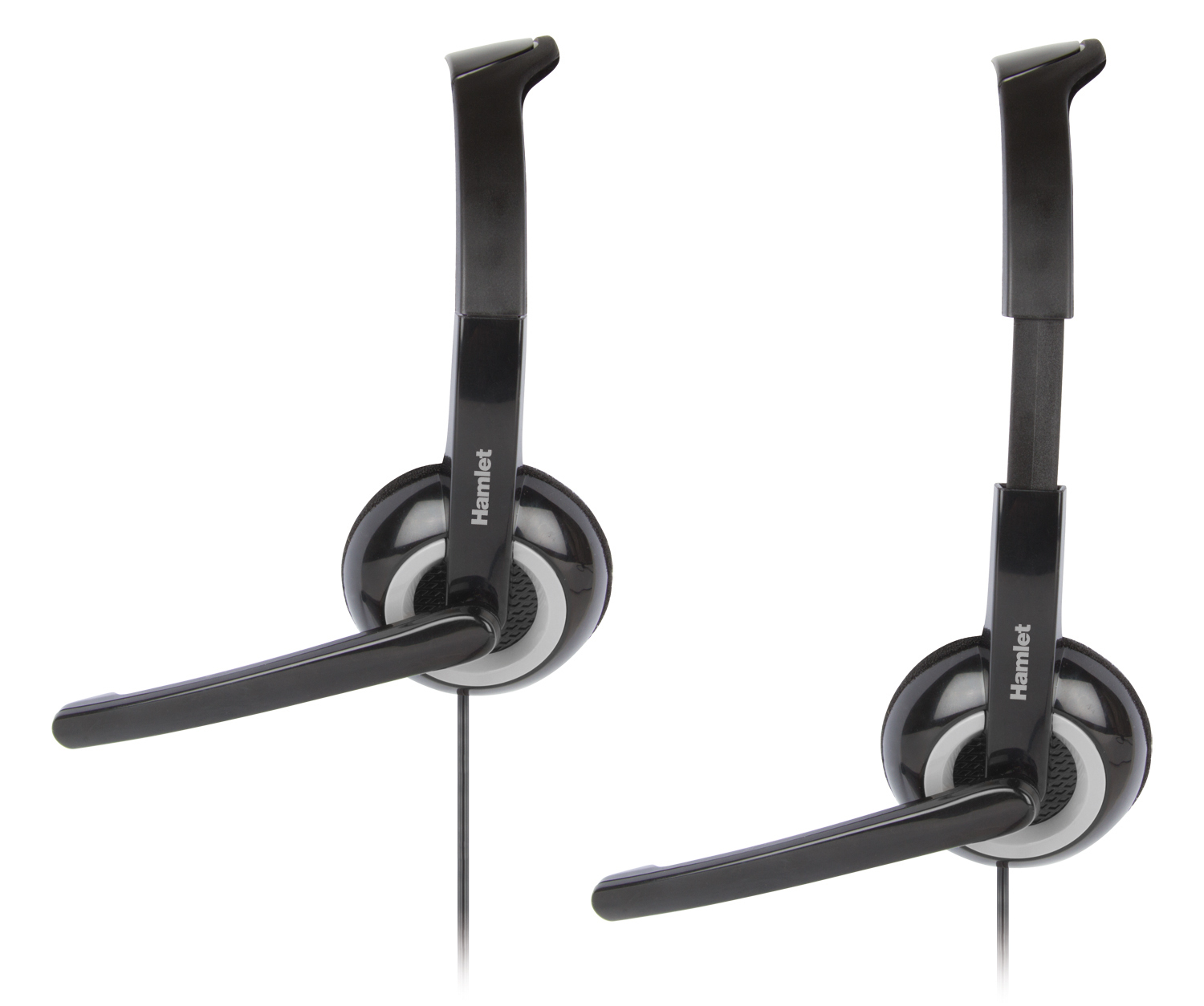 Hamlet Smart Auricolare Cablato A Padiglione Ufficio Nero, Argento