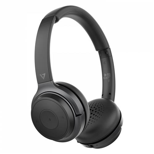 V7 HB600S cuffia e auricolare Wireless A Padiglione Musica e Chiamate USB tipo-C Bluetooth Nero