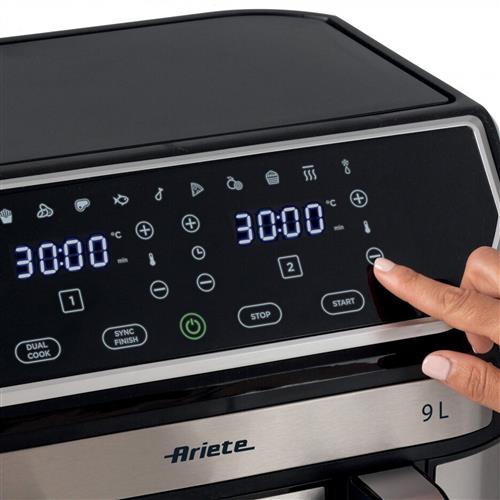 FRIGGITRICE AD ARIA 2100W 9LT 2 CESTELLI 3 PIE36KG