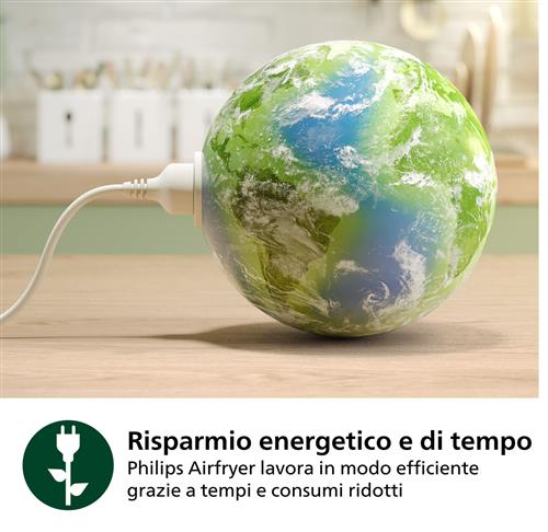 FRIGGITRICE AIRFRY XXL RAPIDAIR TECHNOLOGY 2000W 72LT. CONNESSA