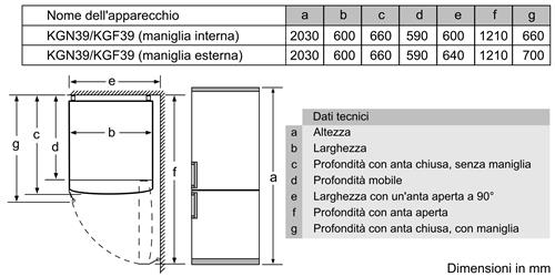FRIGO COMBI 363LT H203 NF D INOXLOOK PERFECTFIT SERIE4 GRUPP
