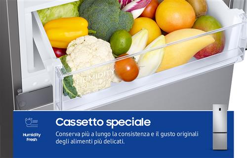 FRIGO COMBI 390LT H203 NF INOX C DISPLAY WIFI