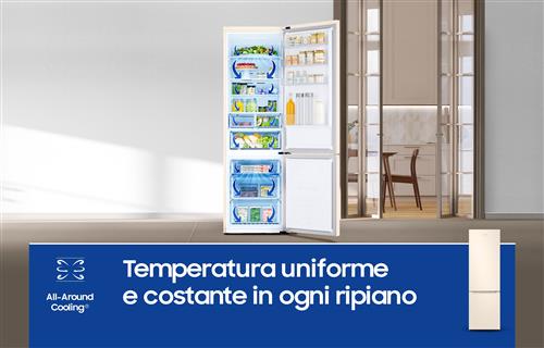 FRIGO COMBI 390LT H203 NF SABBIA D