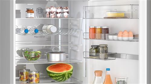 FRIGO COMBI 440LT H203-L70 NF C INOX DISP SERIE6 METALBACK OPEN