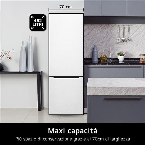 FRIGO COMBI 451LT H185-L70 NF E INOX DISPL MANDOORCOOLING WIFI F