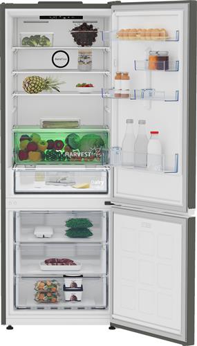 FRIGO COMBI 490LT H192-L70 NF DARK INOX E