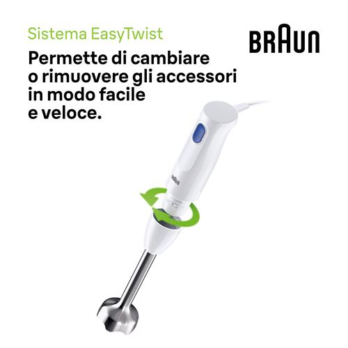 FRULL IMM 450W BICCHIERE IN PLASTICA DA 600ML GAMBO ACCIAIO