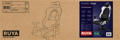 GAMING GXT 714W RUYA SEDIA DA GAMING COMODA  -  BIANCO