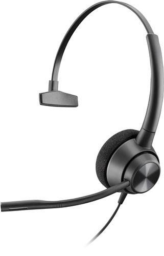 POLY EncorePro 310 Monoaural with Quick Disconnect Headset TAA Auricolare Cablato A Padiglione Musica e Chiamate Nero
