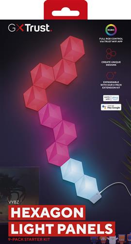 GXT902 VYBZ RGB HEXAGON LIGHT PANELS