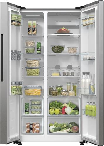 HISENSE RS711N4ACE SIDE-BY-SIDE REFRIGERATOR 550 LITERS STAINLES
