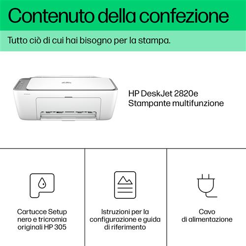 HP DESKJET 2820E AIO PRINTER .