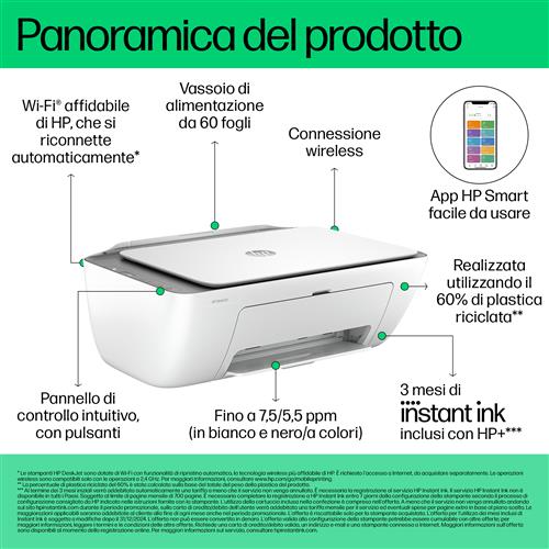 HP DESKJET 2820E AIO PRINTER .