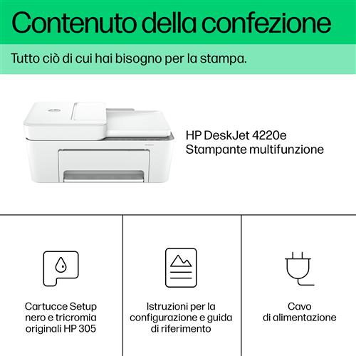 HP DESKJET 4220E AIO PRINTER .