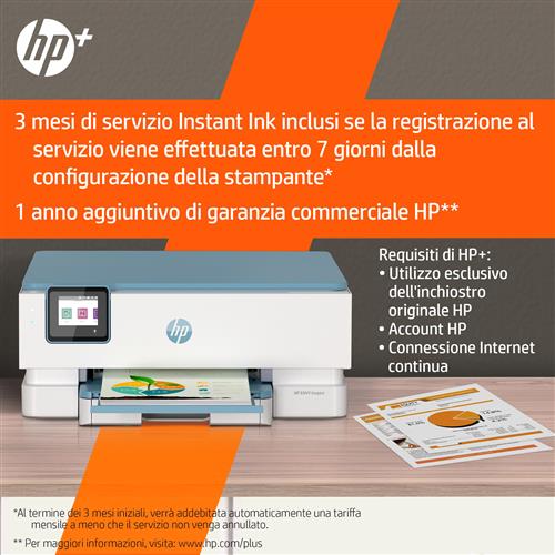 HP ENVY INSPIRE 7221E AIO EMEA SURF BLUE PRINTER/A4/15PPM/256MB