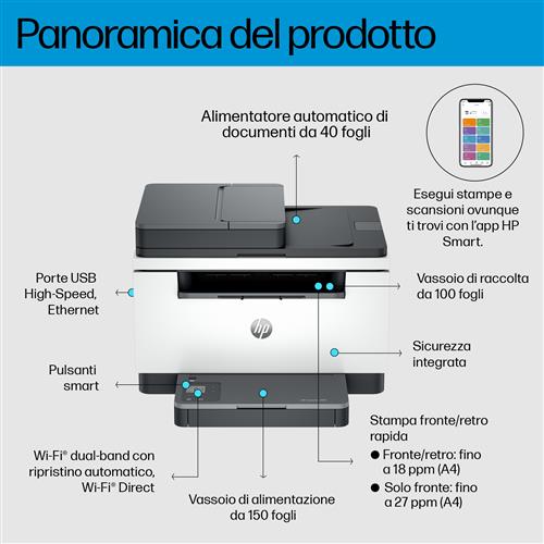 HP LASERJET MFP M235SDW 27PPM DUPLEX WIFI A4 UP TO 600 X 600 D