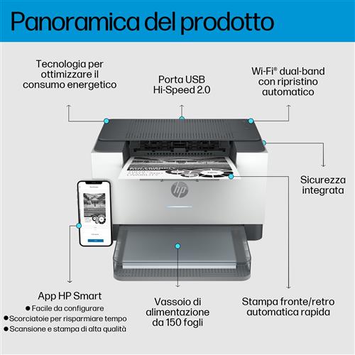 HP LASERJET SFP M209DW A4 29PPM 1200DPI USB WIFI DUPLEX