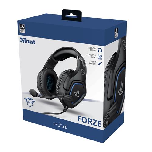 Trust GXT 488 Forze PS4 Auricolare Cablato A Padiglione Gaming Nero