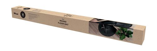 MIKA TAPPETINO TONDO PER PAVIMENTO - NERO