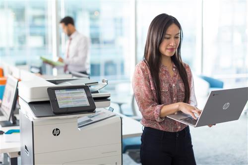 PAGEWIDE 586DN ENT.  MFP A4 75PPM F/R  USB/RETE COPY/SCN