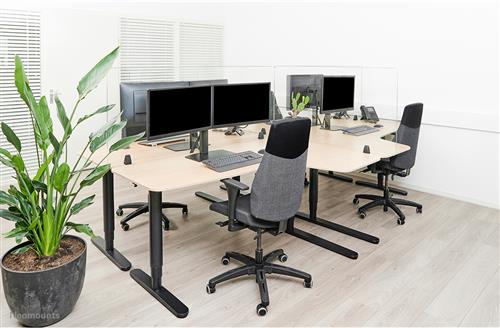 PANNELLO IN VETRO RESISTENTE 100CM PER PROTEZIONE AREA LAVORO