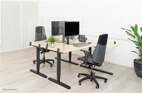 PANNELLO IN VETRO RESISTENTE 120CM PER PROTEZIONE AREA LAVORO